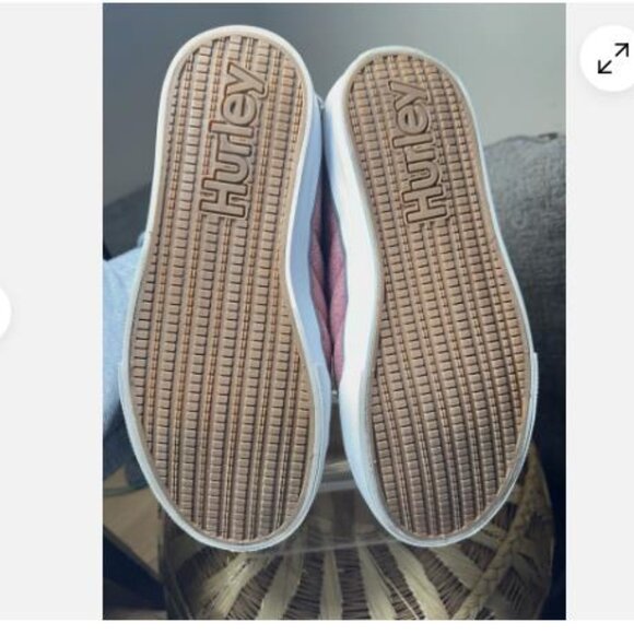 Hurley Arlo Puff Clogs Fabric Casual Slip on Pink Women's Size 9 M - Picture 6 of 8